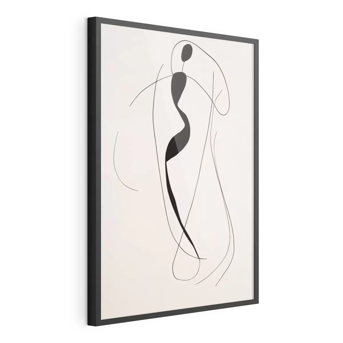 Plakat Minimalistyczna abstrakcyjna sylwetka f43274