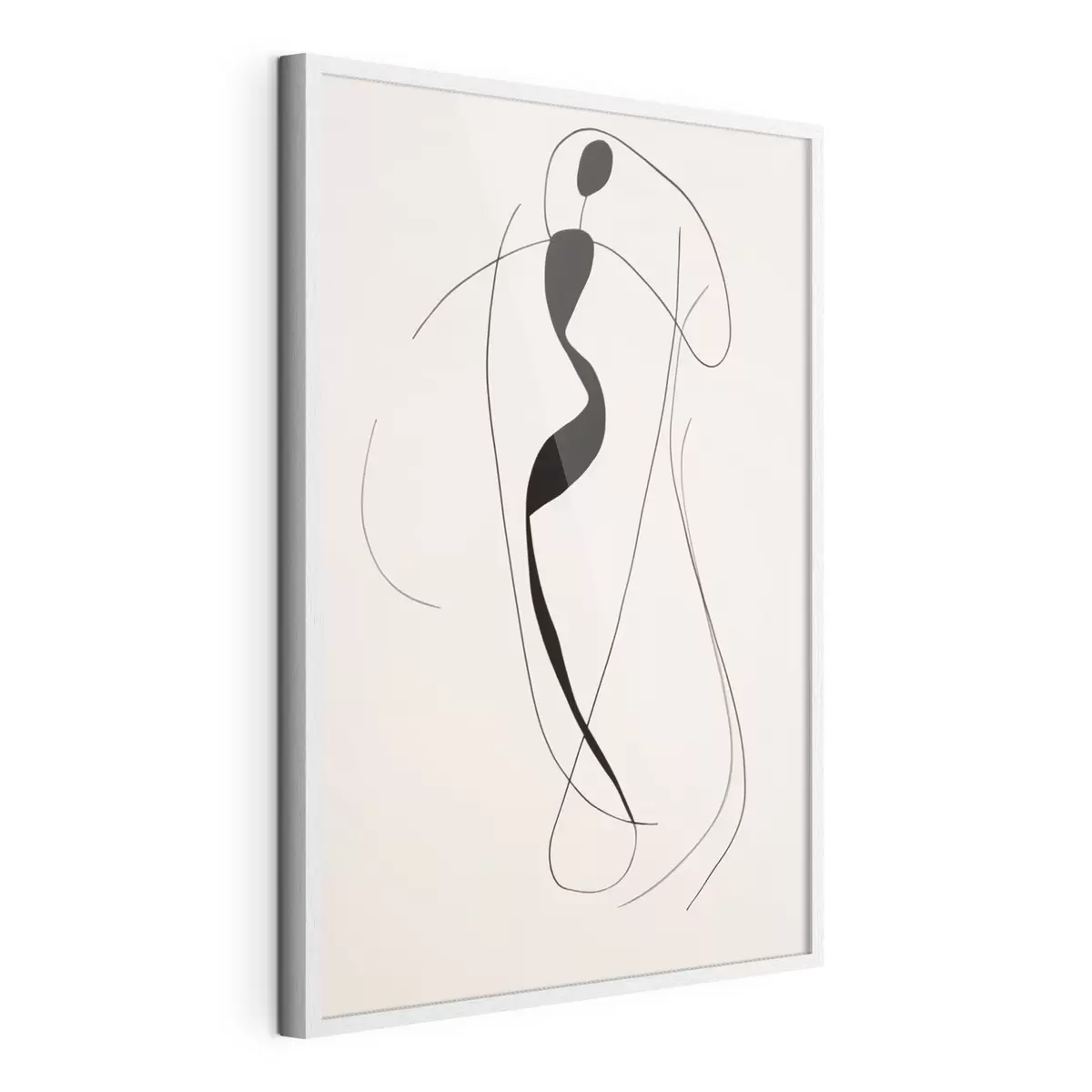 Plakat Minimalistyczna abstrakcyjna sylwetka f43274
