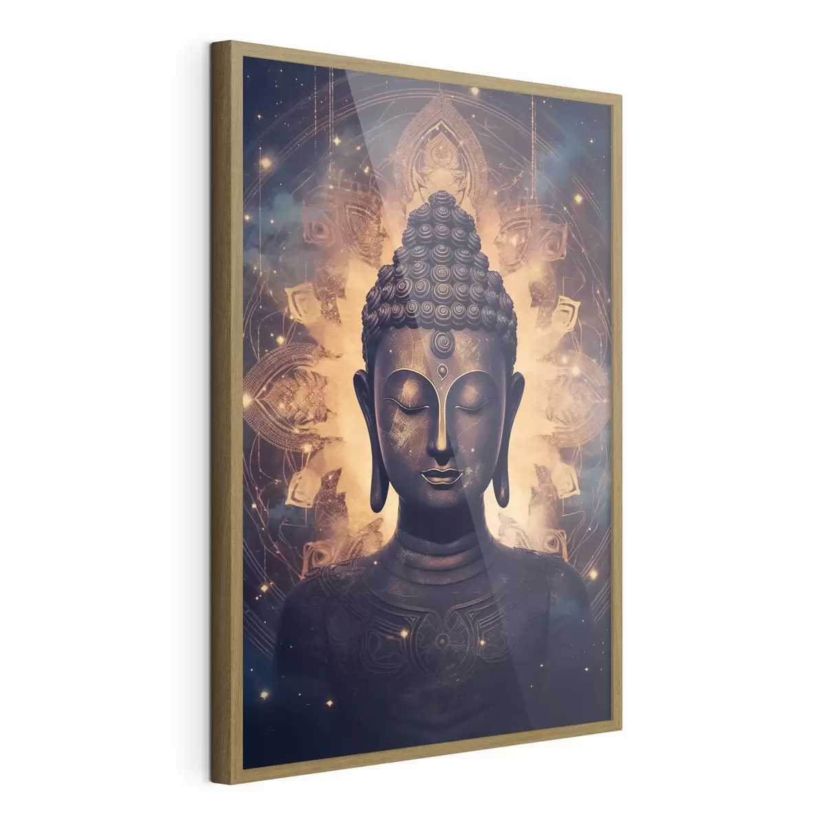 Plakat Budda w blasku energii f43276