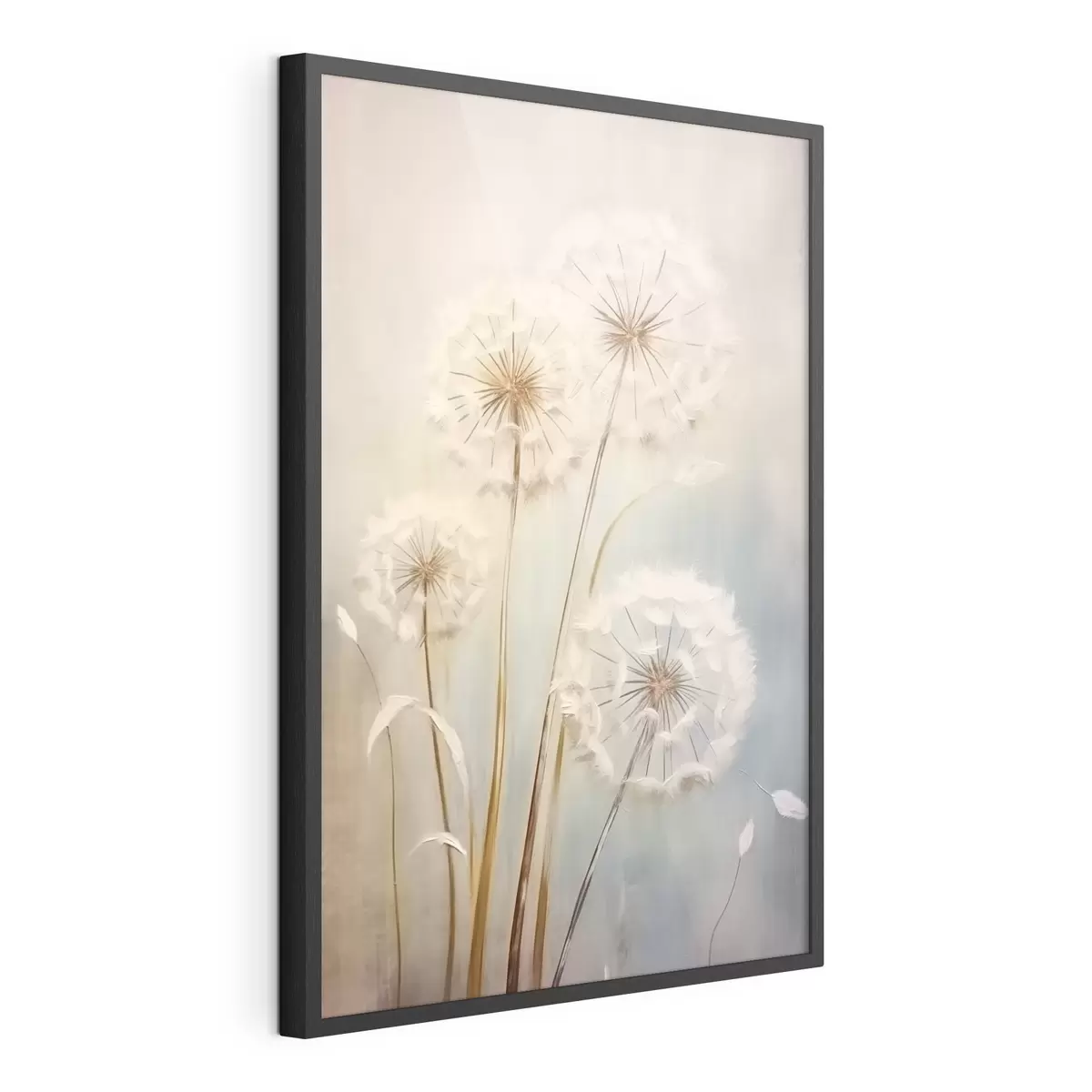 Plakat Delikatne mlecze na pastelowym tle f43279