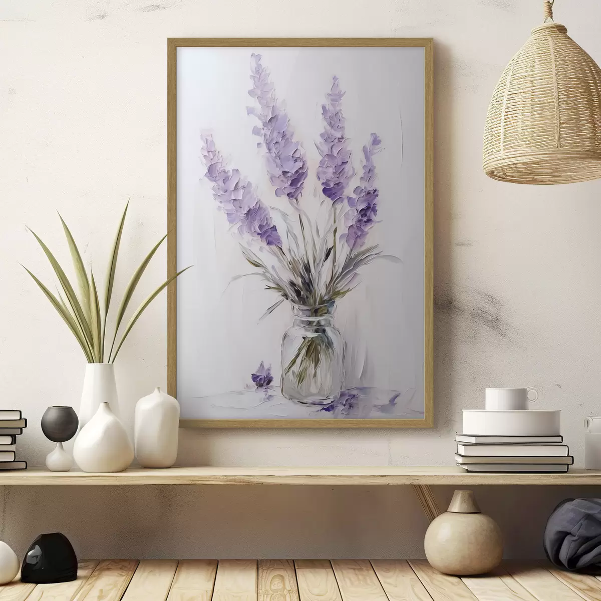 Plakat Fioletowe wysokości f43344