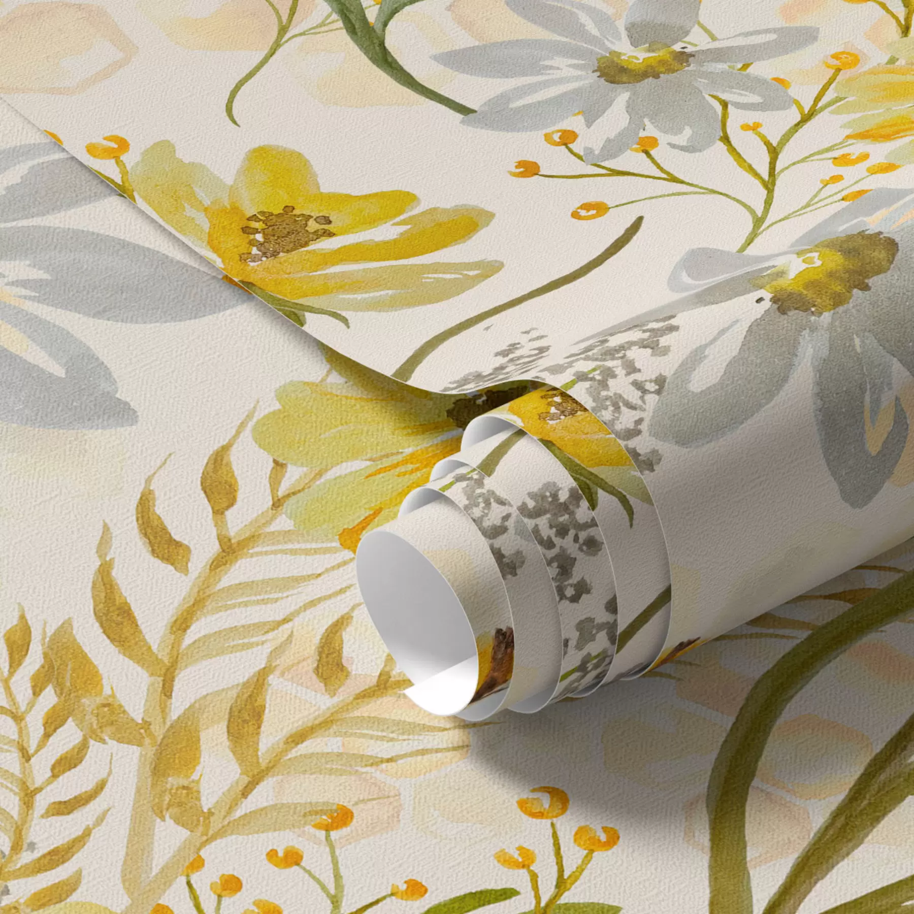 Fototapeta Jasna kompozycja kwiatowa w żółtym kolorze a00045