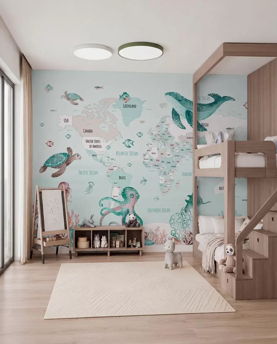 Fototapeta Miętowy ocean po angielsku w03526v2
