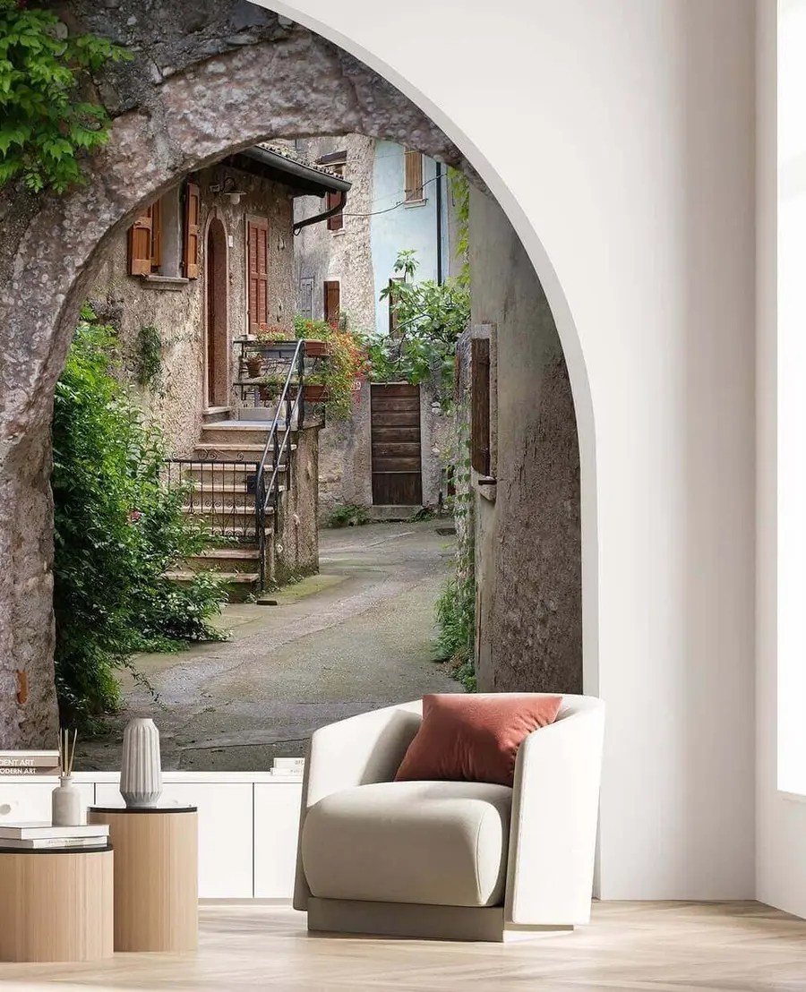 Fototapeta włoska ulica u60588 kup w Polsce - Uwalls.pl Fototapeta włoska ulica u60588