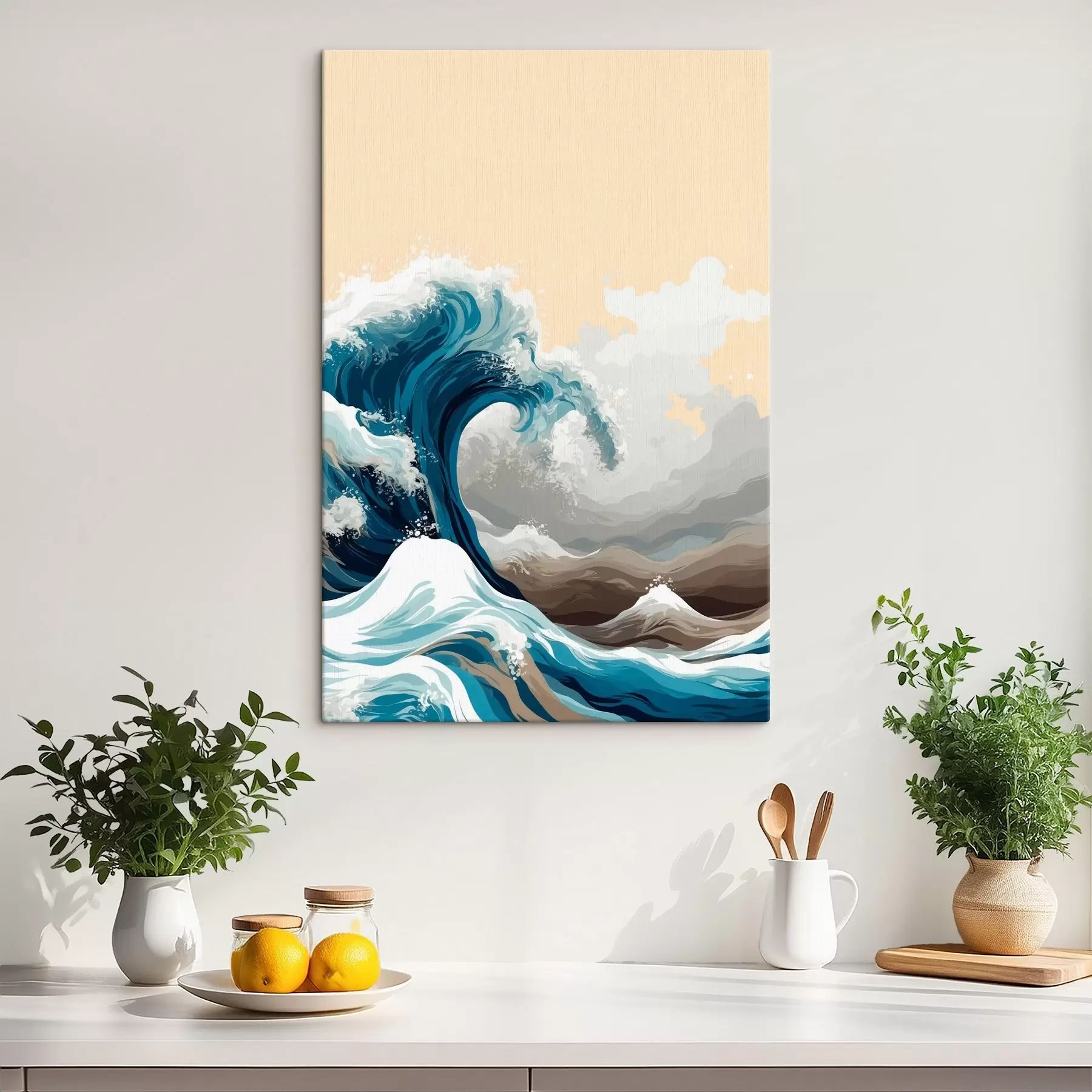Fototapeta Tsunami w stylu wektorowym s43455