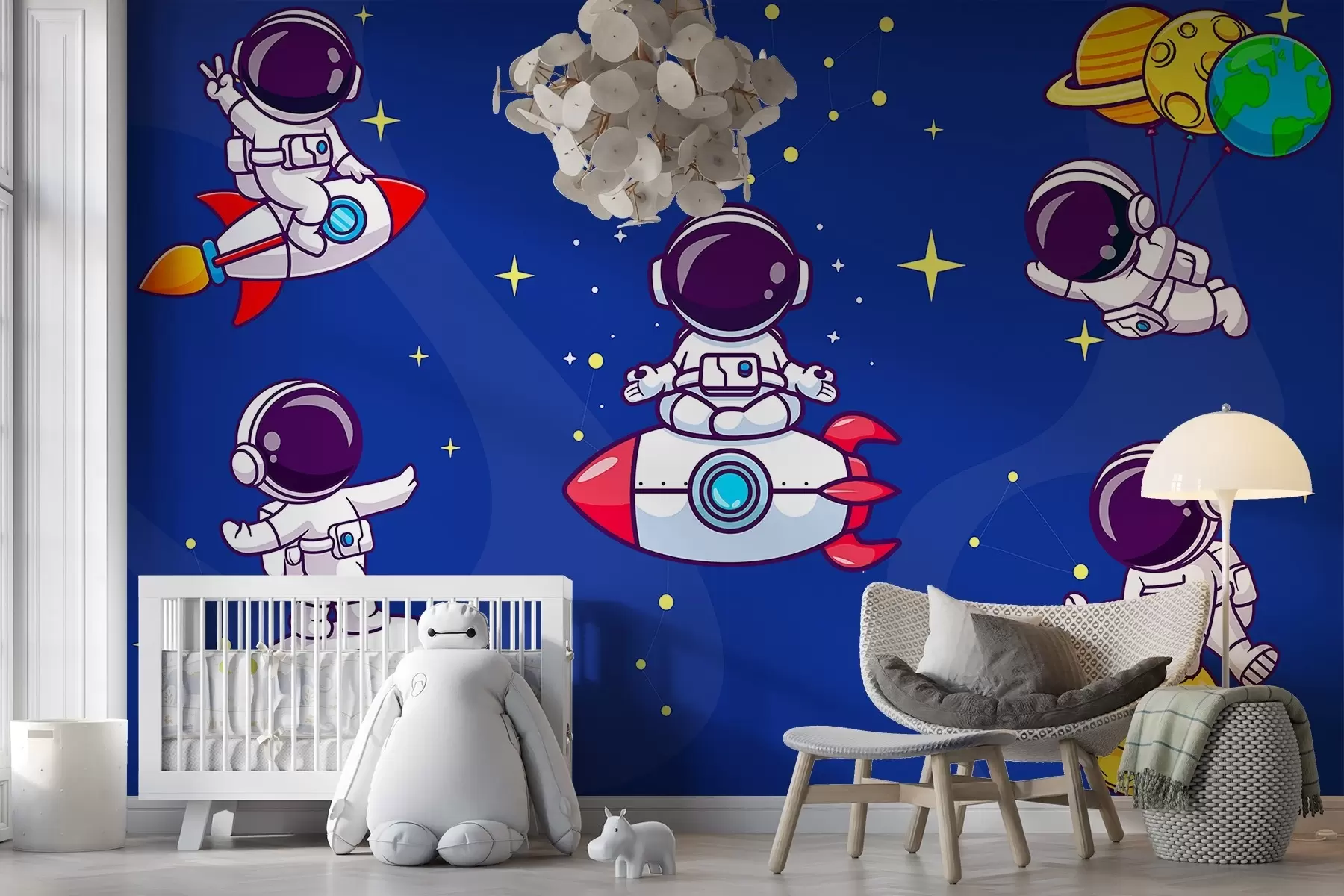 Fototapeta Astronauci w03682