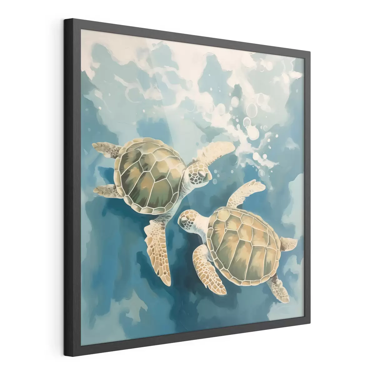 Plakat Żółwie pływają f44034