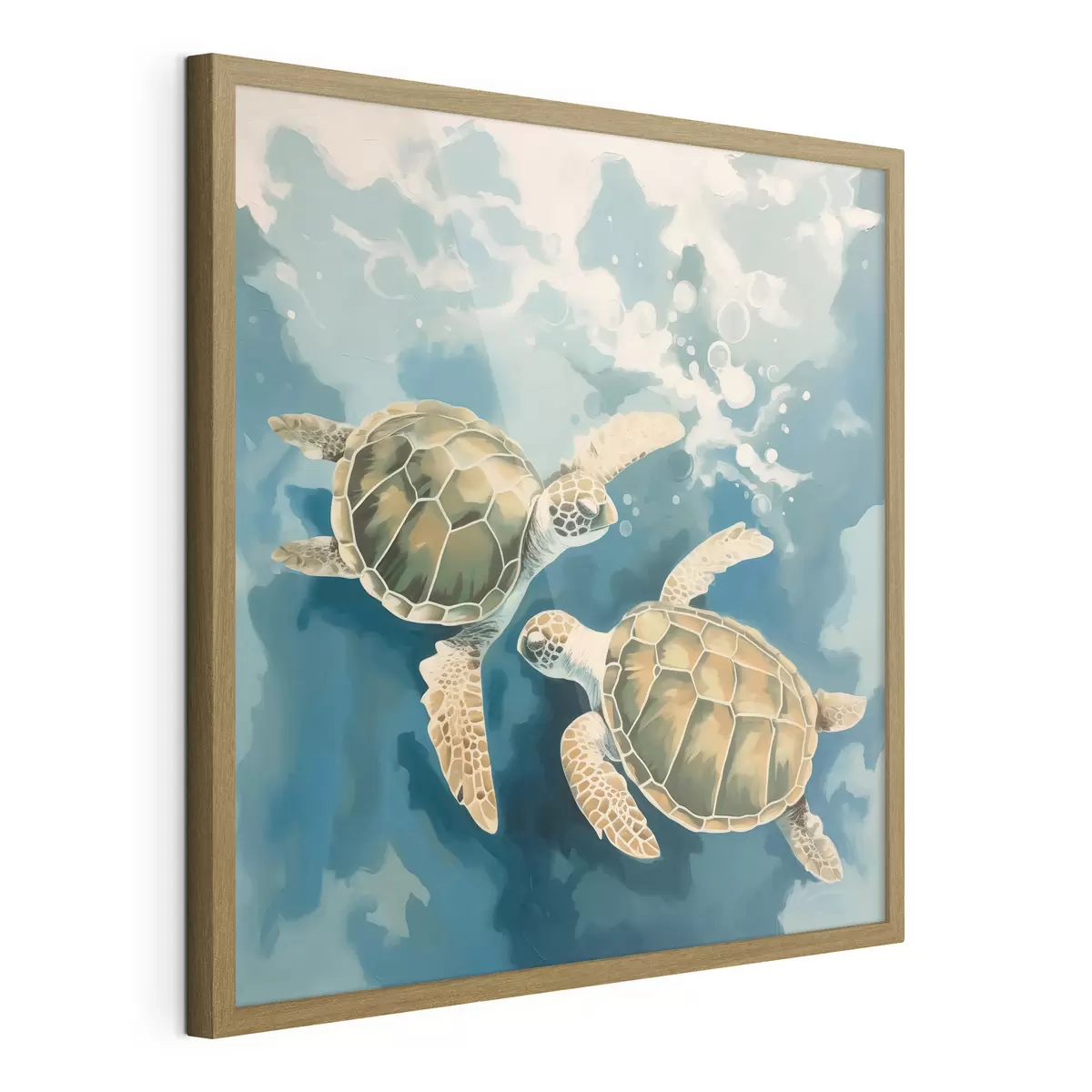 Plakat Żółwie pływają f44034