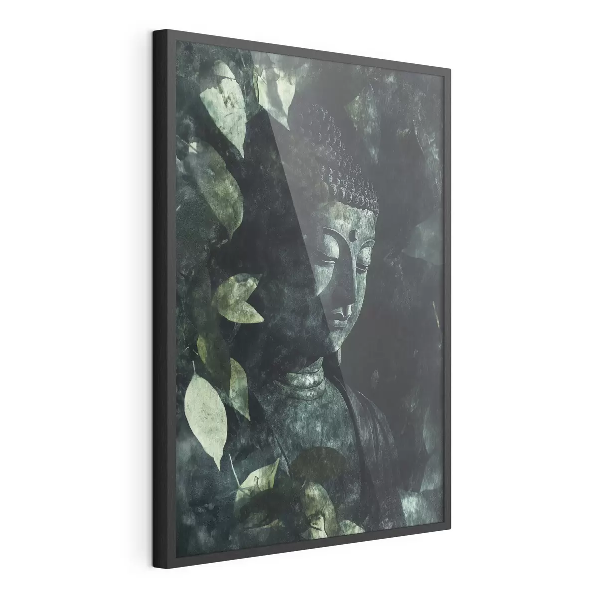 Plakat Budda wśród liści f44029
