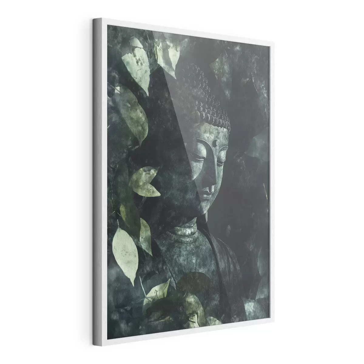 Plakat Budda wśród liści f44029