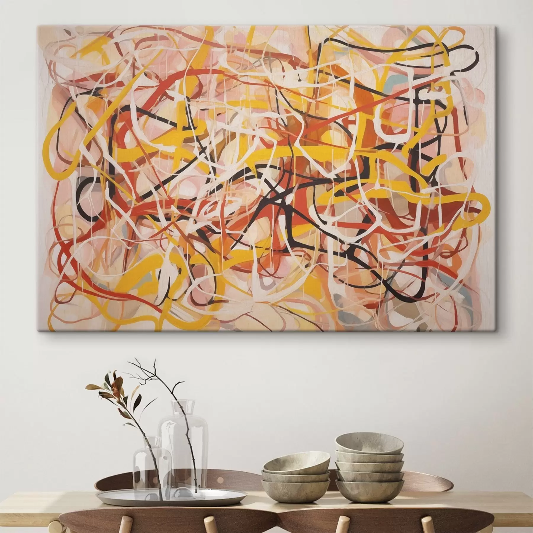 Obraz Splątane linie s44131