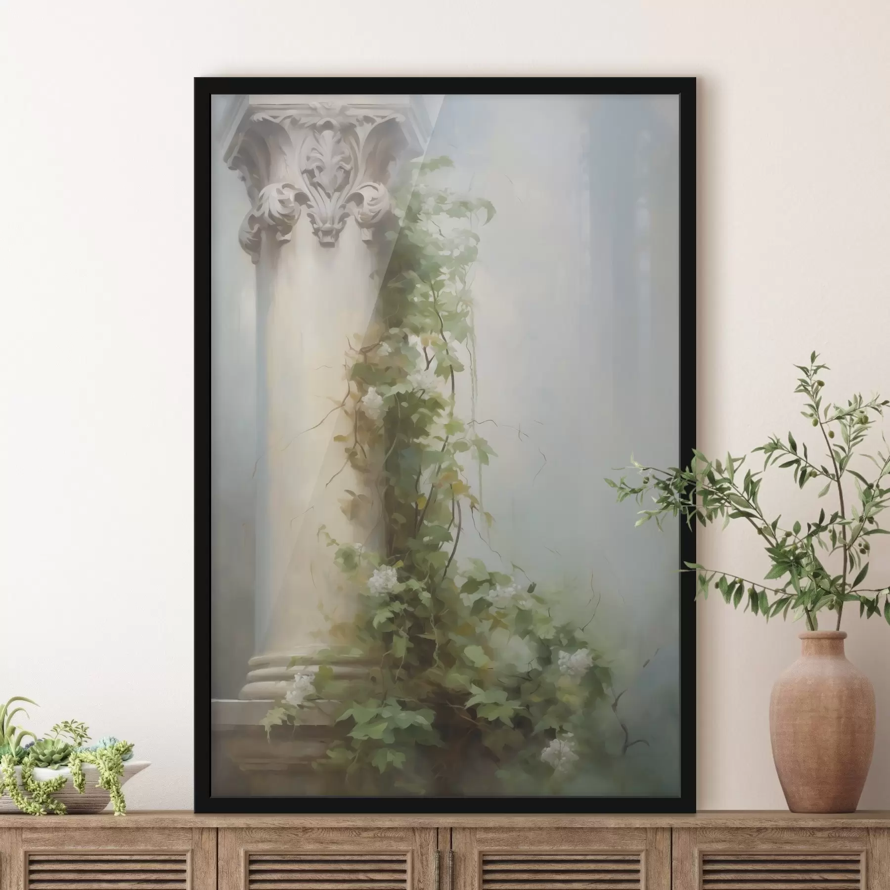 Fototapeta Roślina pnąca na kolumnie f44138