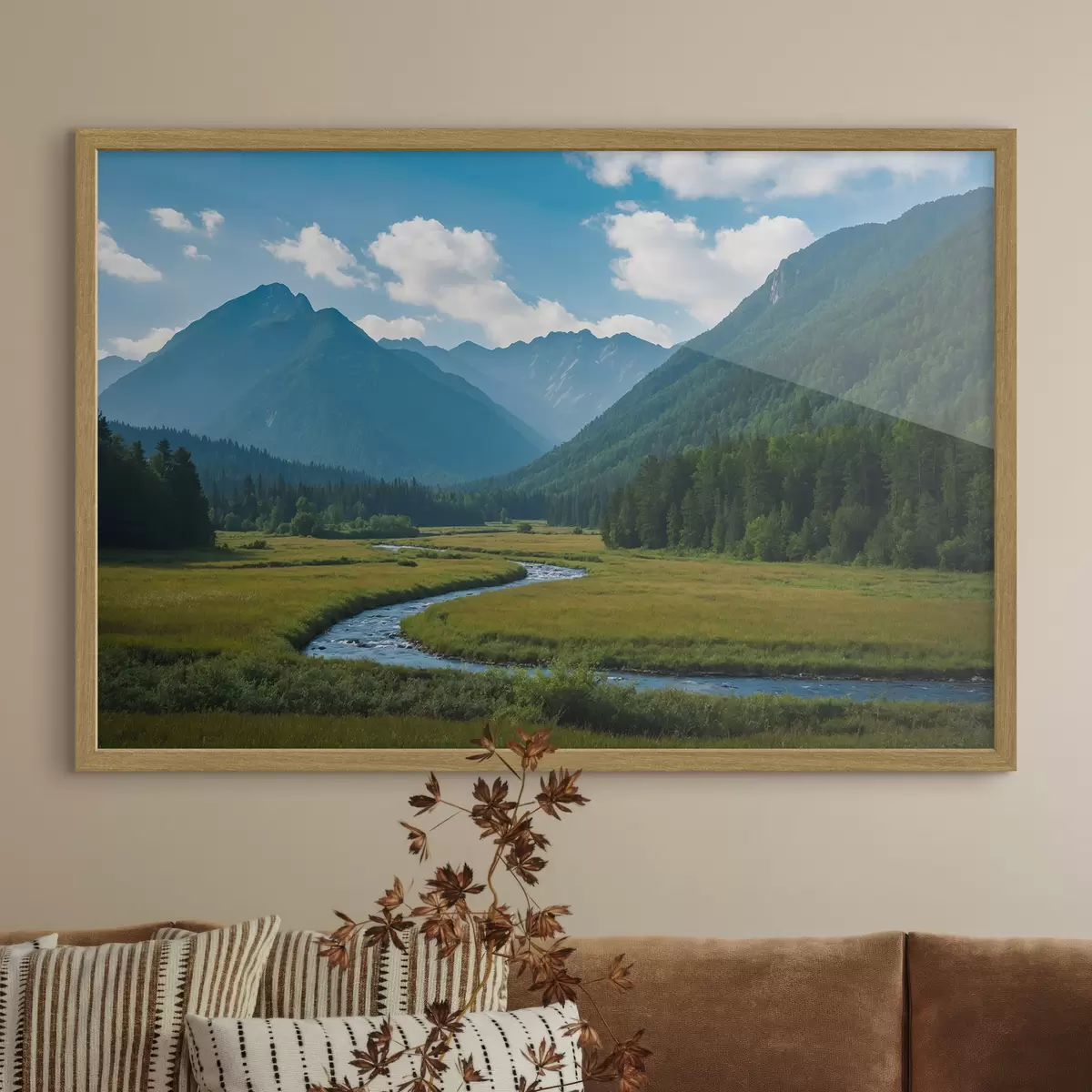 Plakat Strumień z gór f44099
