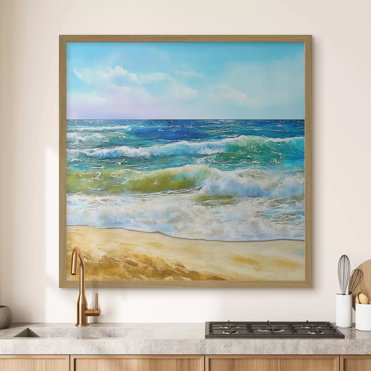 Plakat Widok na morze f44223