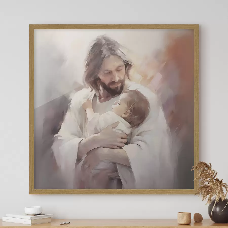 Fototapeta Jezus z dzieckiem f44283