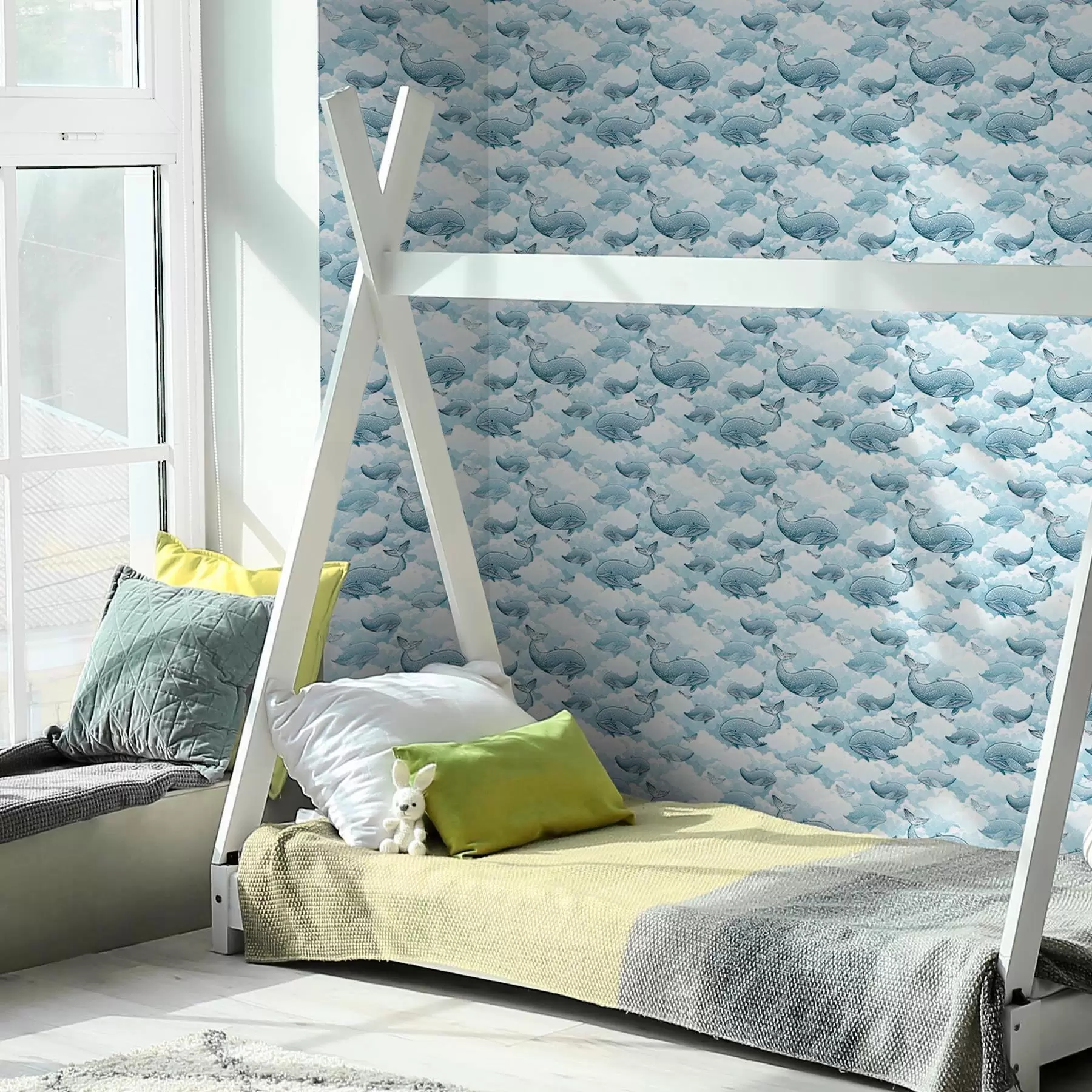 Fototapeta Wieloryby i chmury a00123