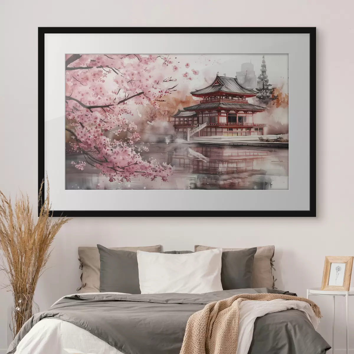 Plakat Wiosna przy pagodzie f44310