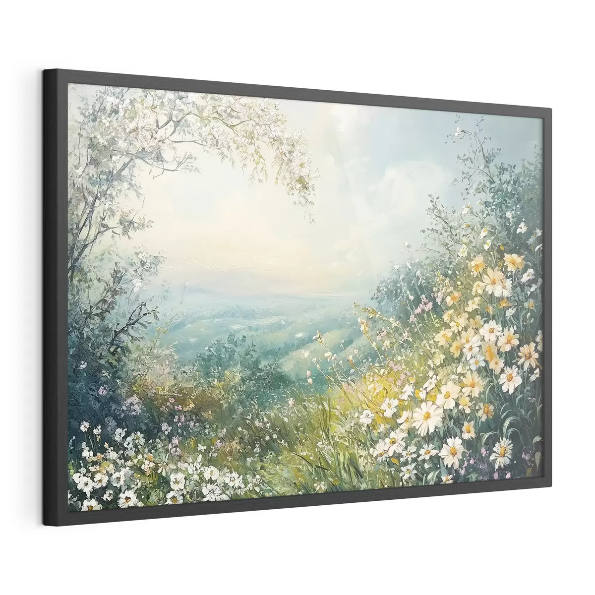 Plakat Kwitnące pola w górach f44325