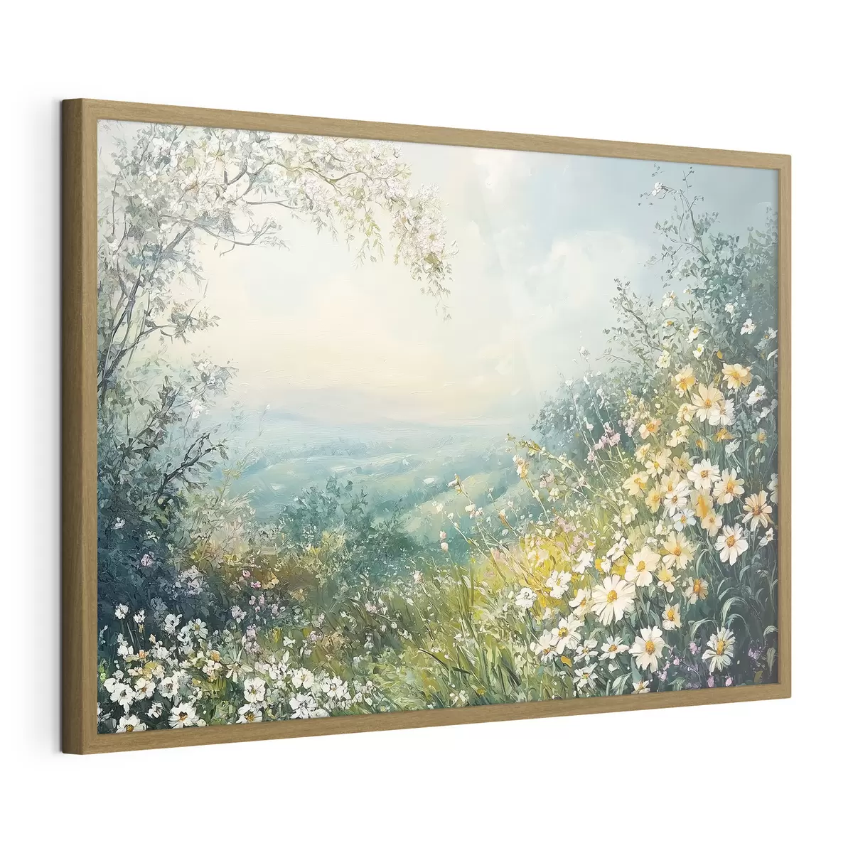 Plakat Kwitnące pola w górach f44325