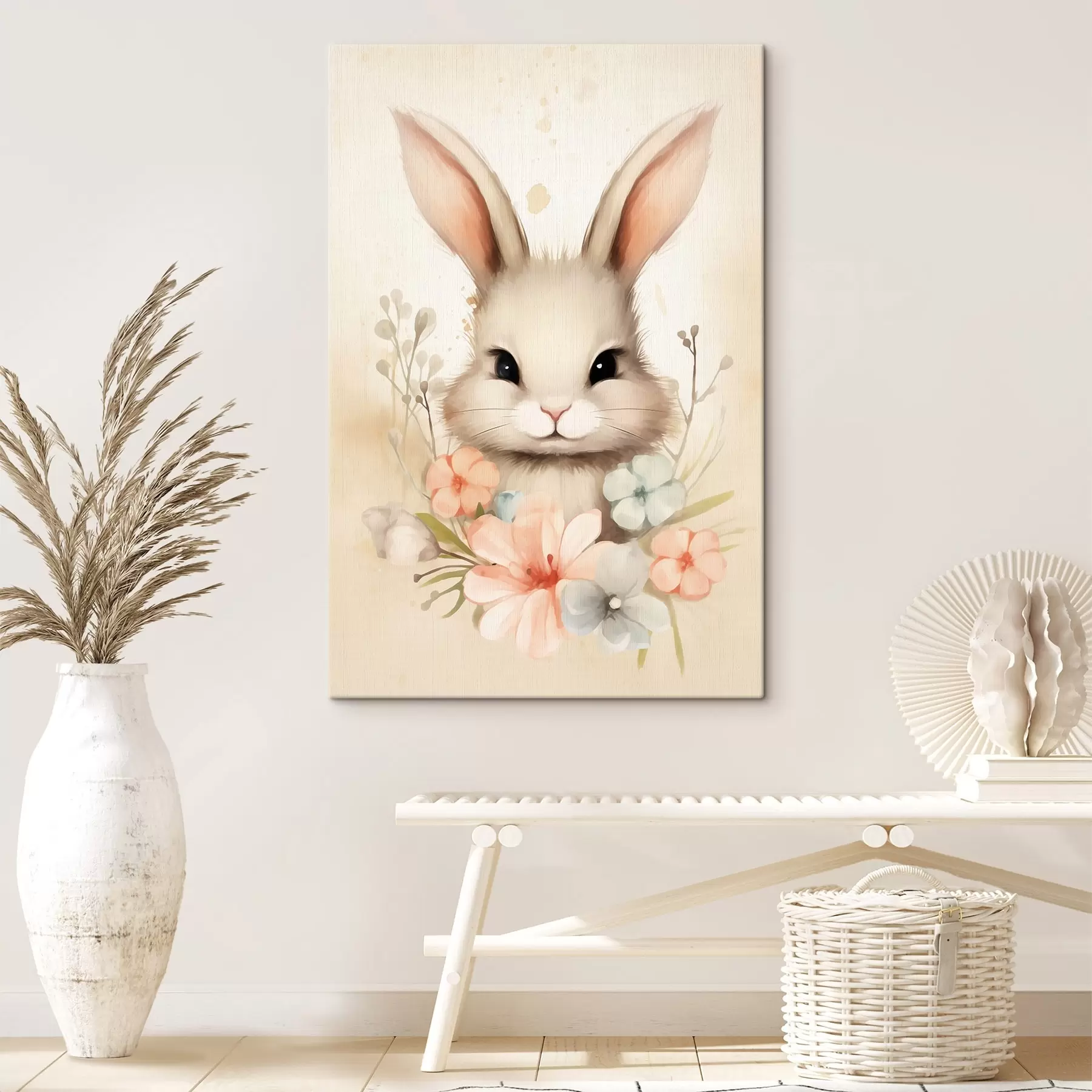 Obraz Pysanka na delikatnym niebieskim tle s44385