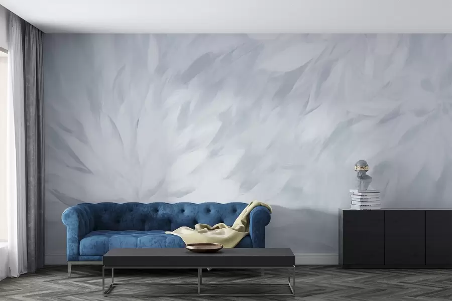 Fototapeta Kwiaty w stylu miękkich pociągnięć w03986v3
