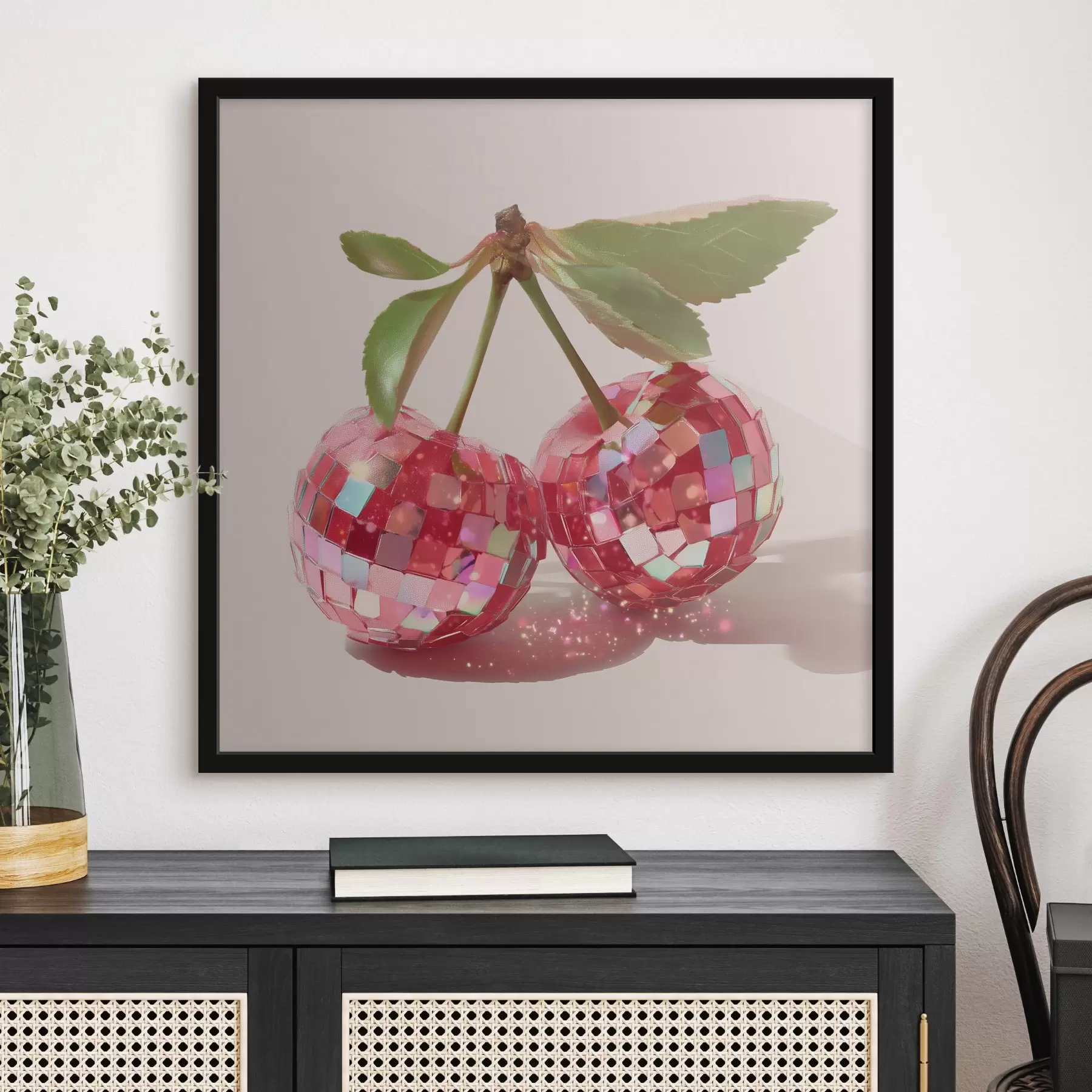 Fototapeta Błyszczące małe wiśnie f44345