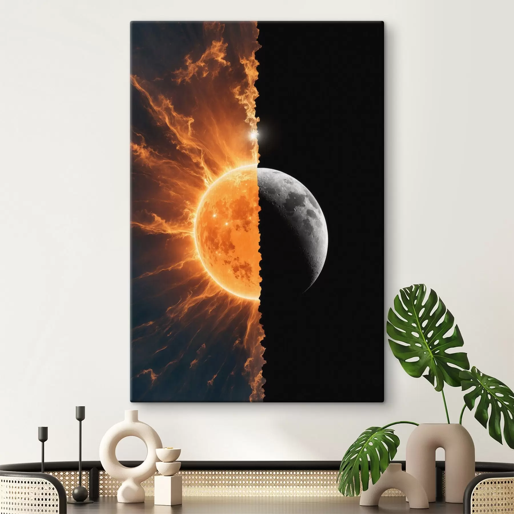 Fototapeta Dwie fazy księżyca s44429