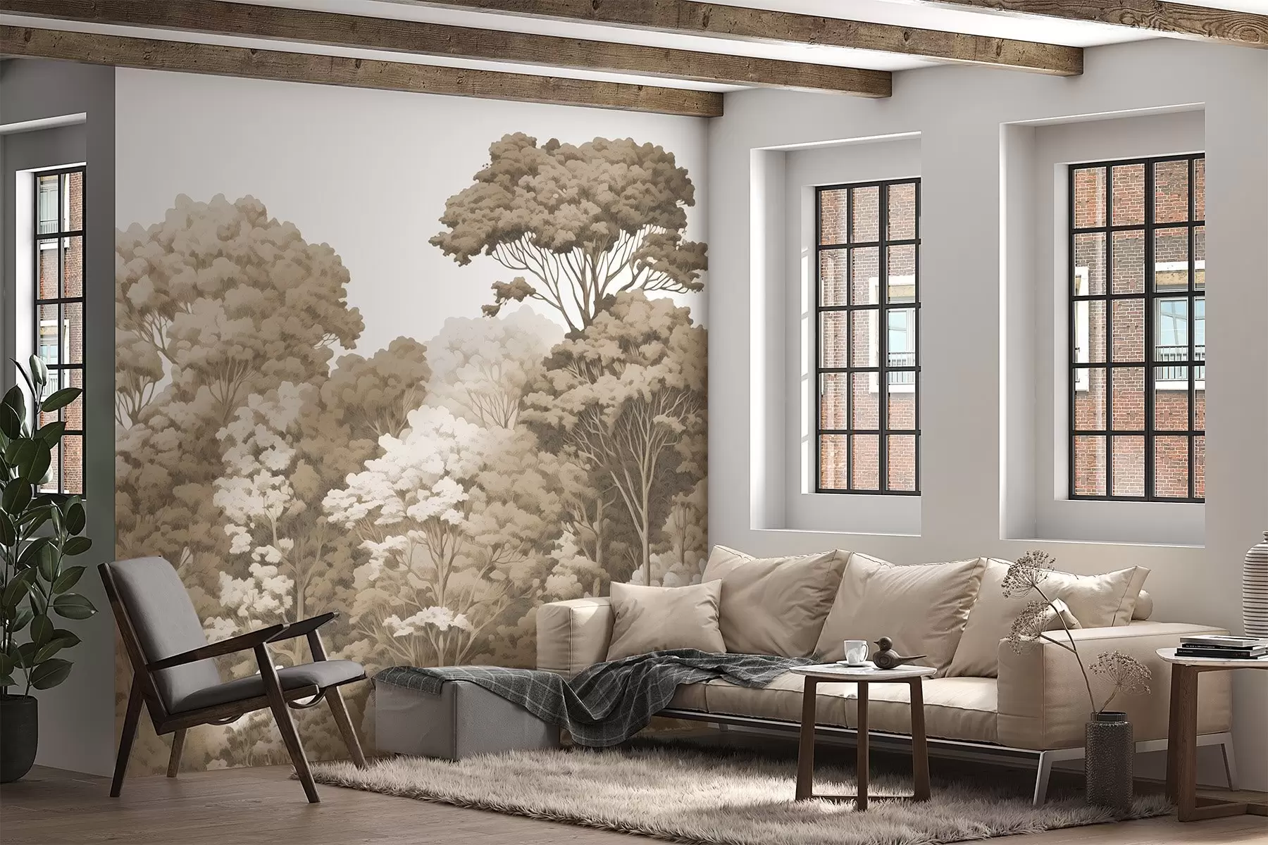 Fototapeta Korony leśne w04044v1