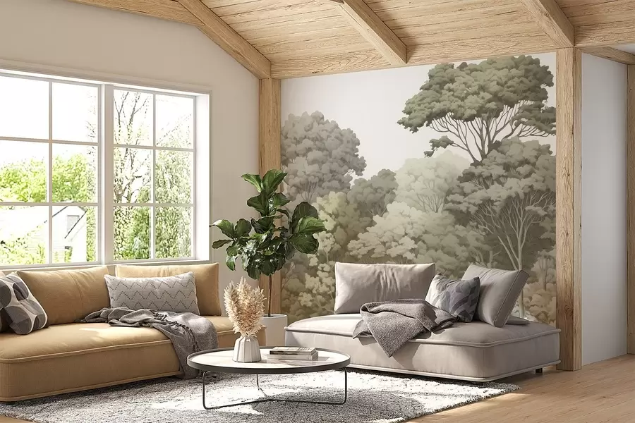 Fototapeta Korony leśne w04044v2