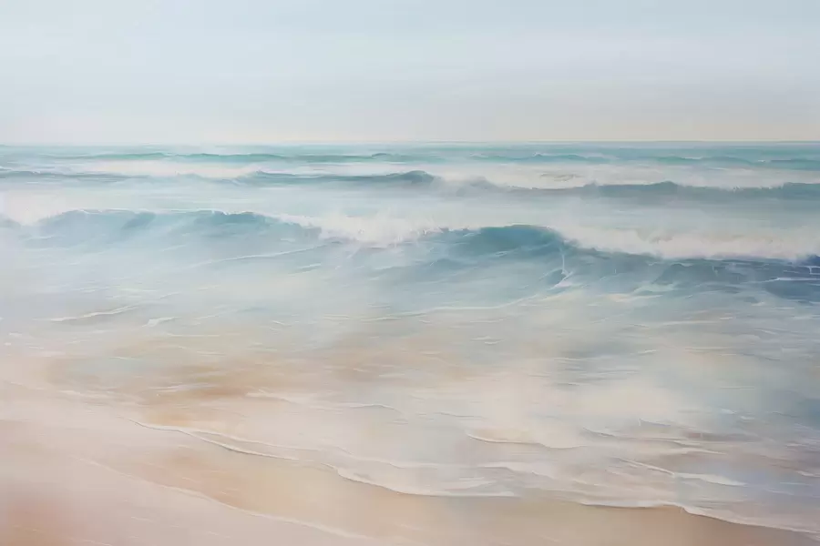 Fototapeta Obraz imitujący pejzaż morski w04103