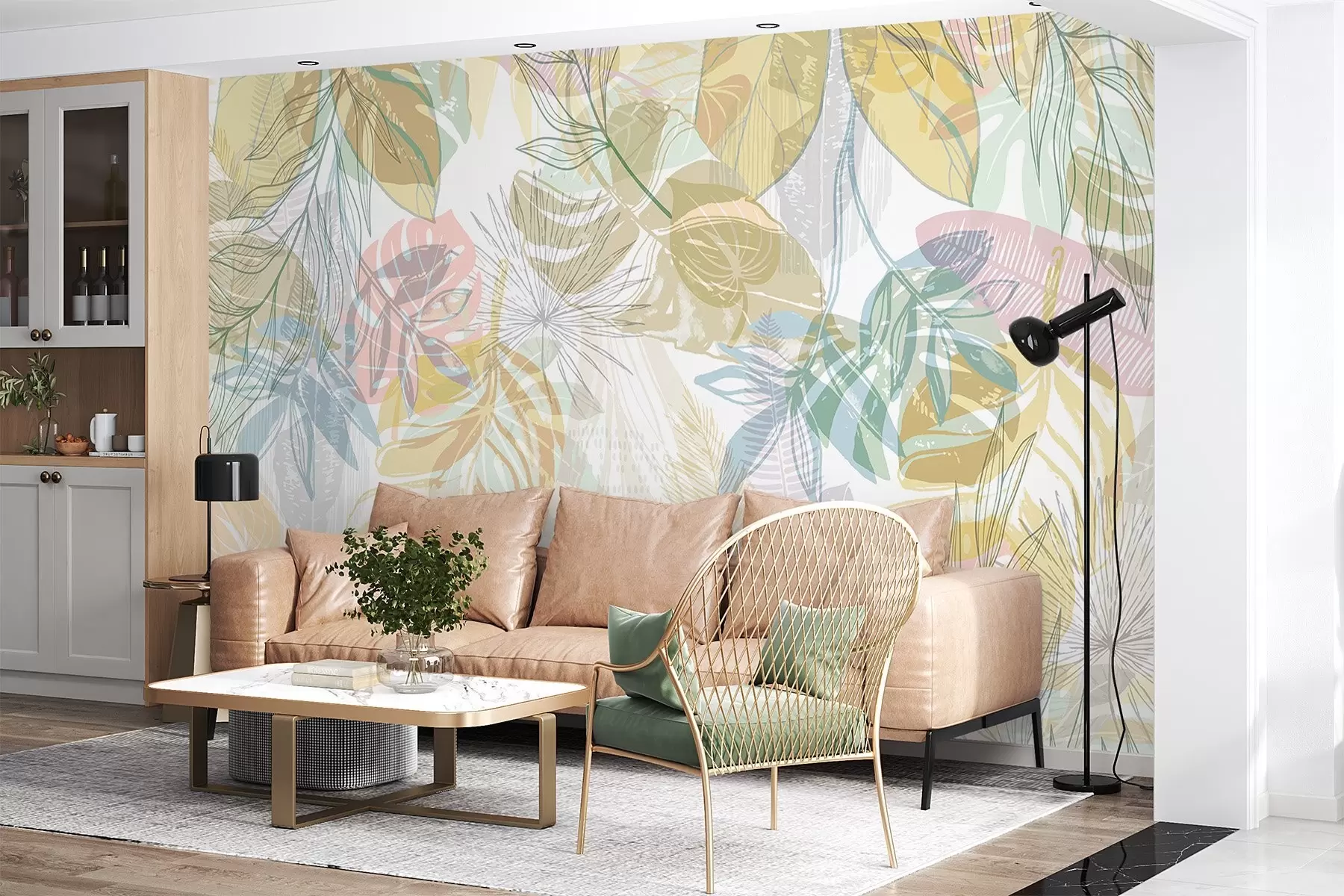 Fototapeta Liście palmowe w04107v2