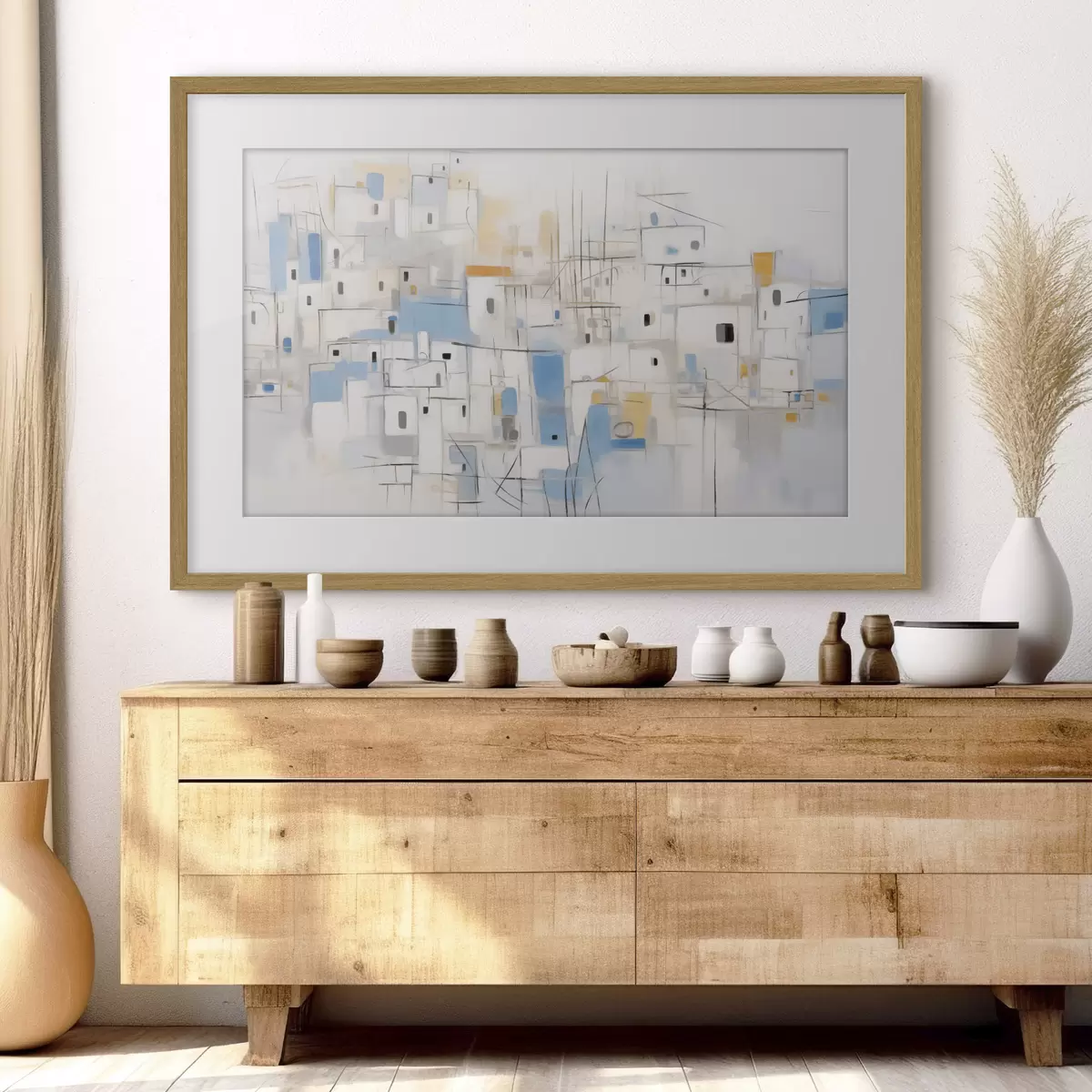 Plakat Home abstrakcyjny obraz imitujący f44699