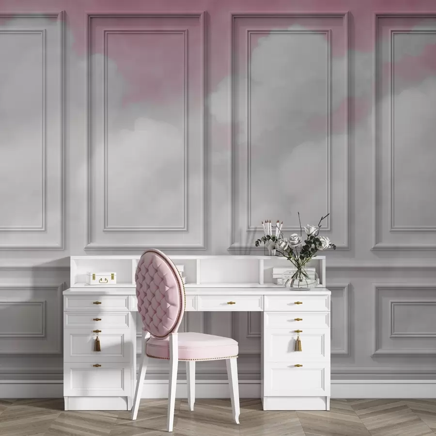 Fototapeta Imitacja formowania z przewiewnymi chmurami w04110v2