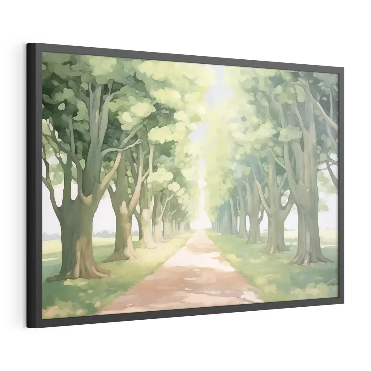Plakat Aleja drzew wzdłuż ścieżki f44727
