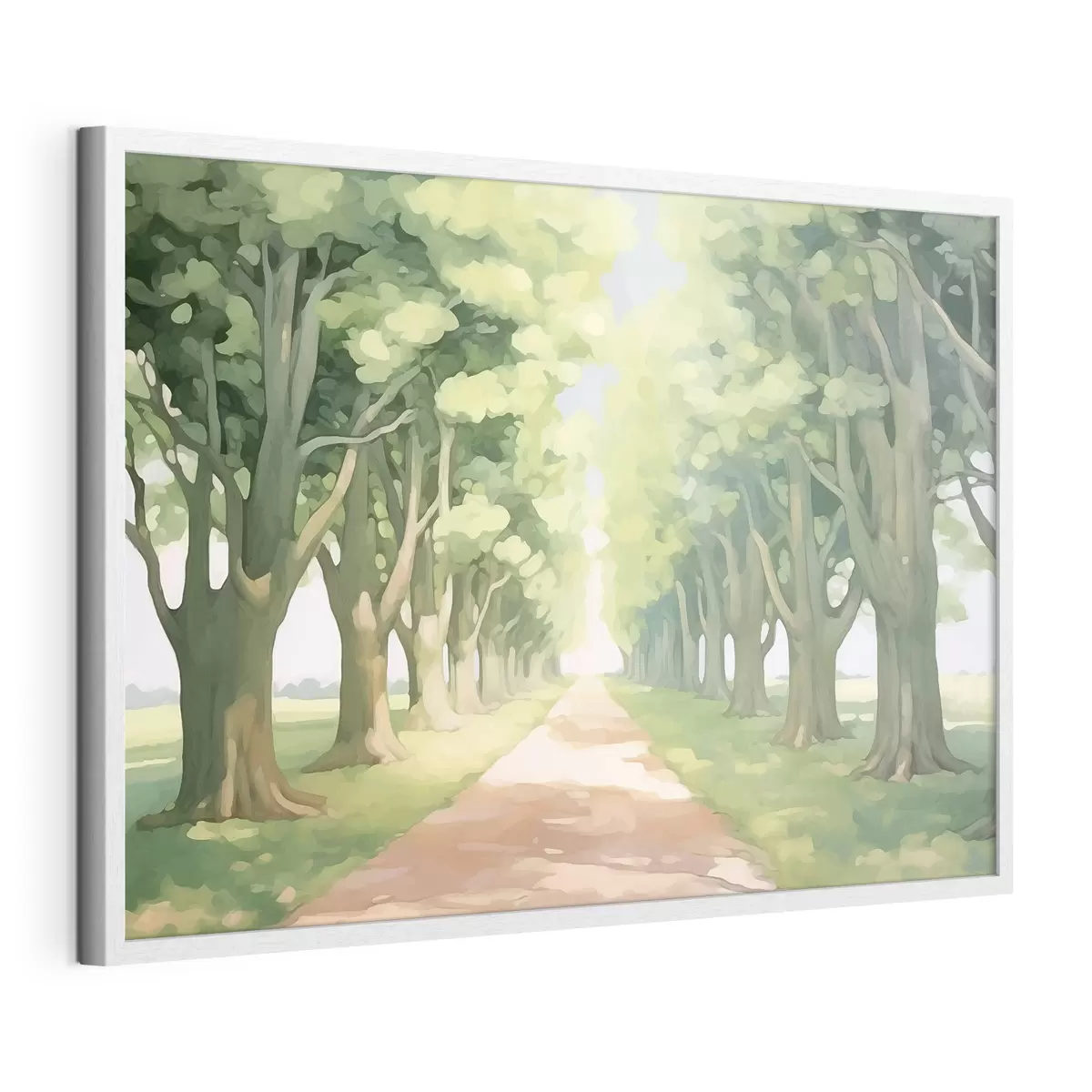 Plakat Aleja drzew wzdłuż ścieżki f44727