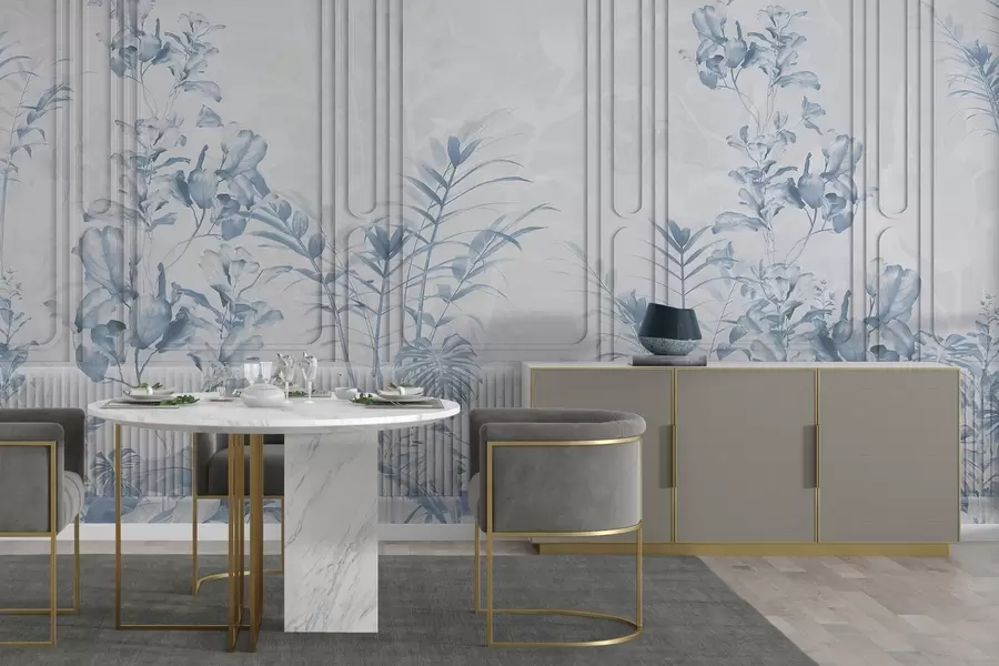 Fototapeta Rośliny na panelach w04133v1