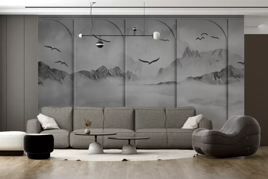Fototapeta Góry przez panele w04134v2