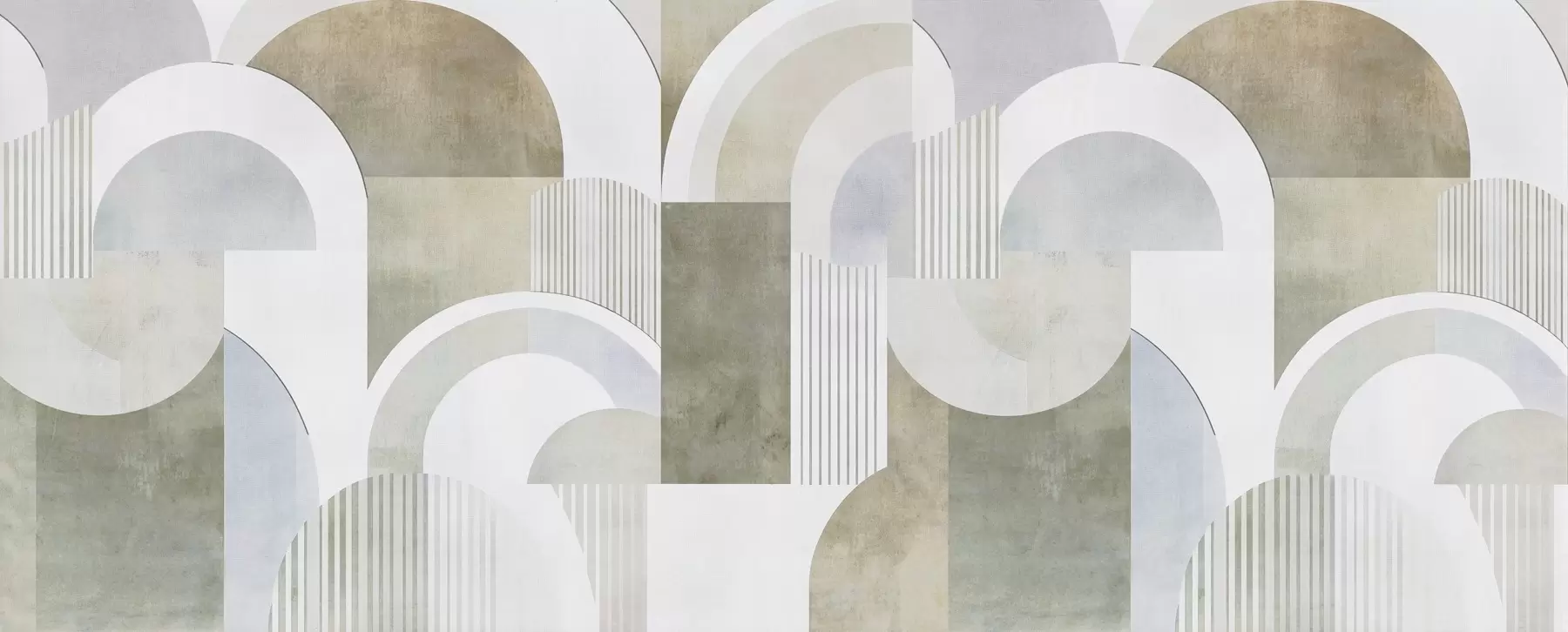 Fototapeta Abstrakcyjna geometria w stylu art deco z efektem retro w04079