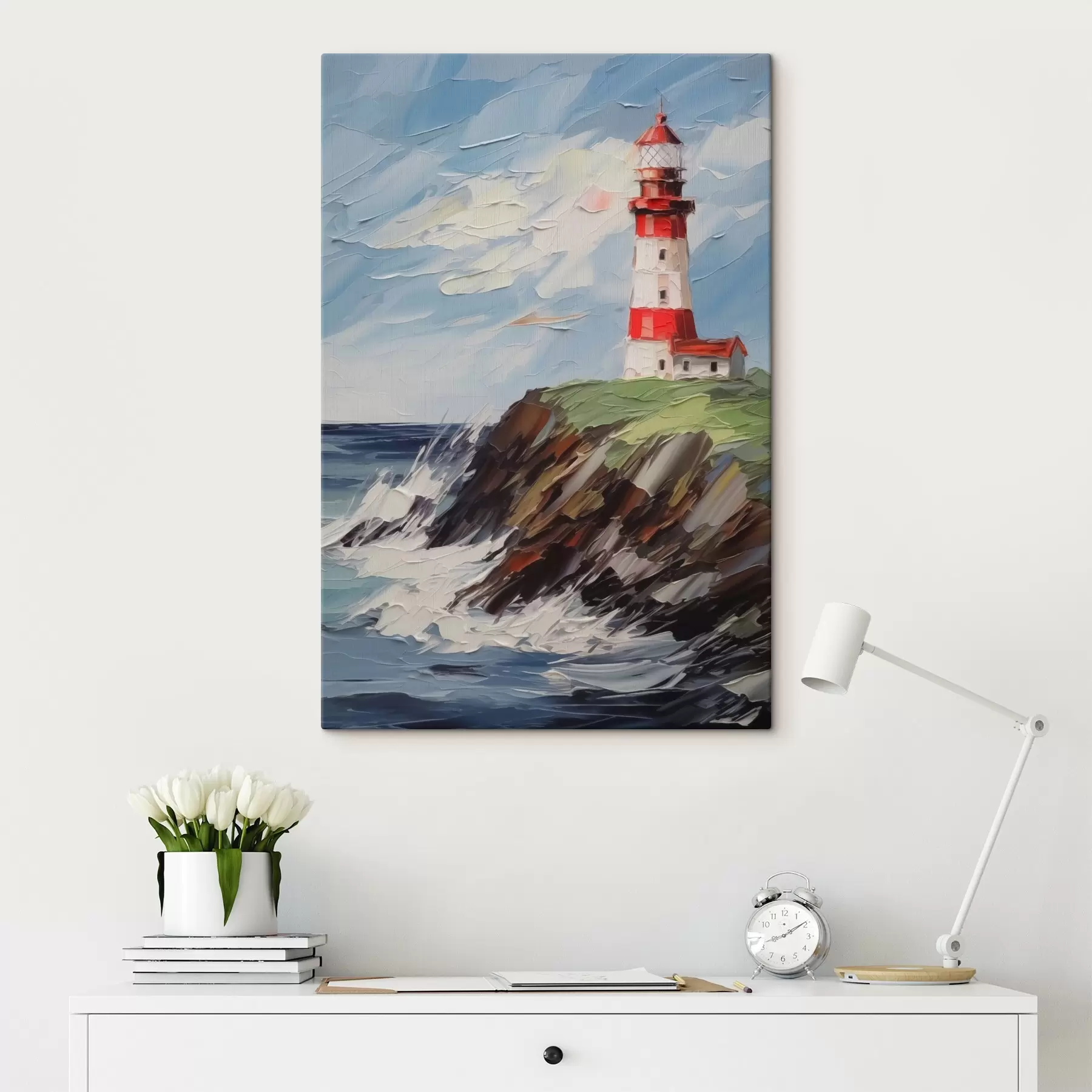Obraz Obraz imitujący latarnię morską s44782