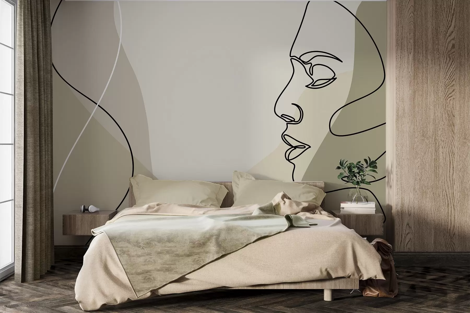 Fototapeta Abstrakcyjna twarz w09231v1