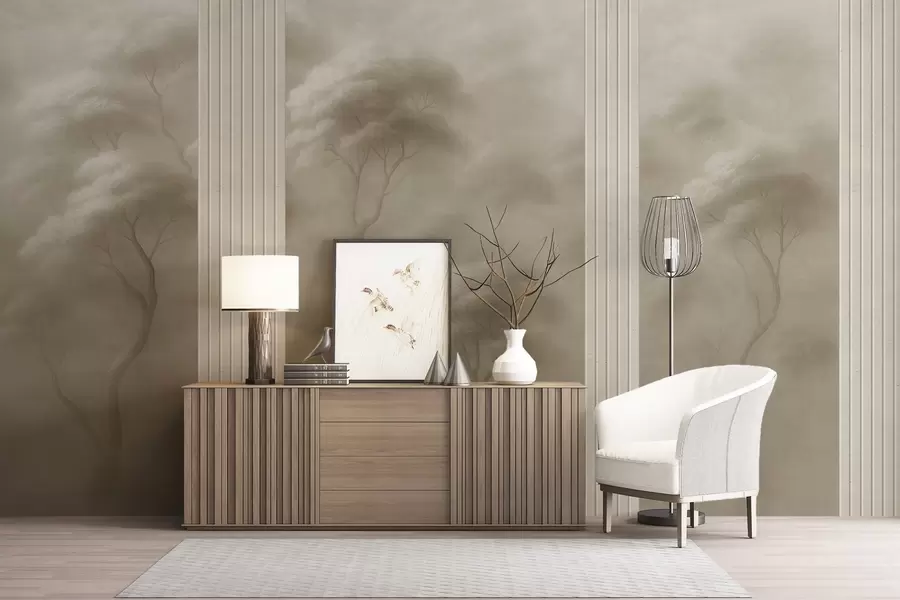 Fototapeta Forest Meets Panel Art w04187v1