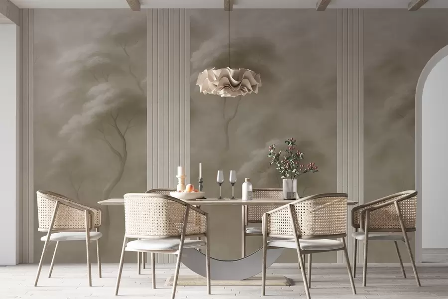 Fototapeta Forest Meets Panel Art w04187v1