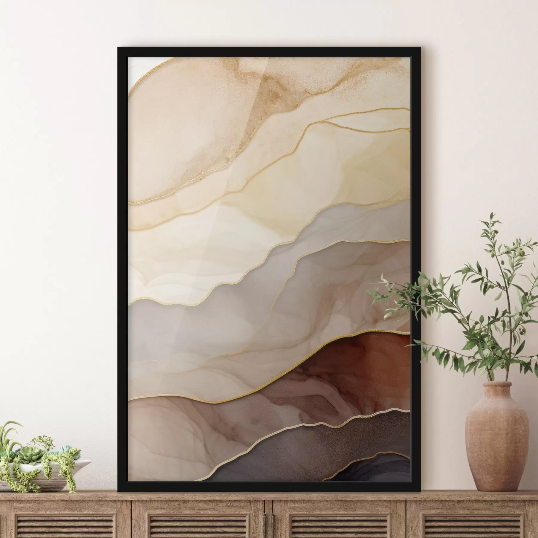 Fototapeta fale, kremowy, półprzezroczysty, fałdy, organiczny, gładki, spokojny, tekstylny, przewiewny f45089