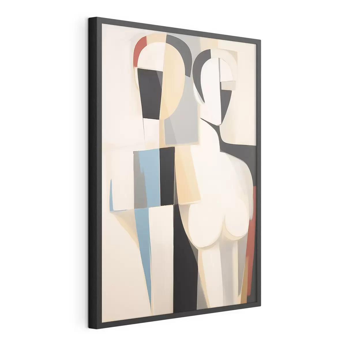 Plakat Abstrakcyjny portret pary f45123