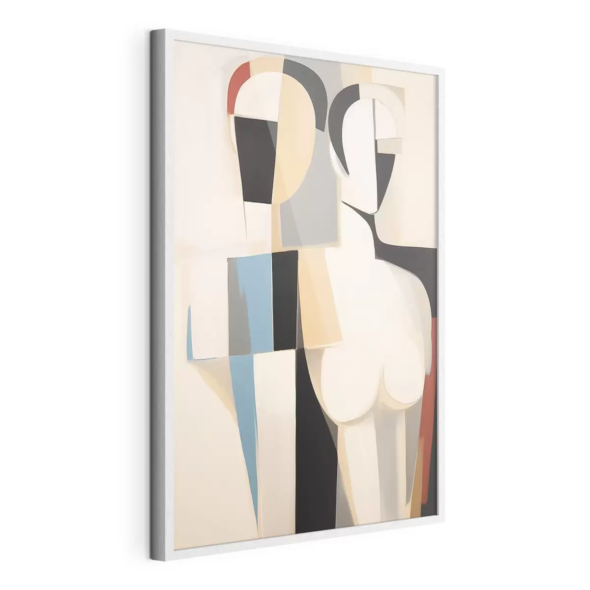 Plakat Abstrakcyjny portret pary f45123