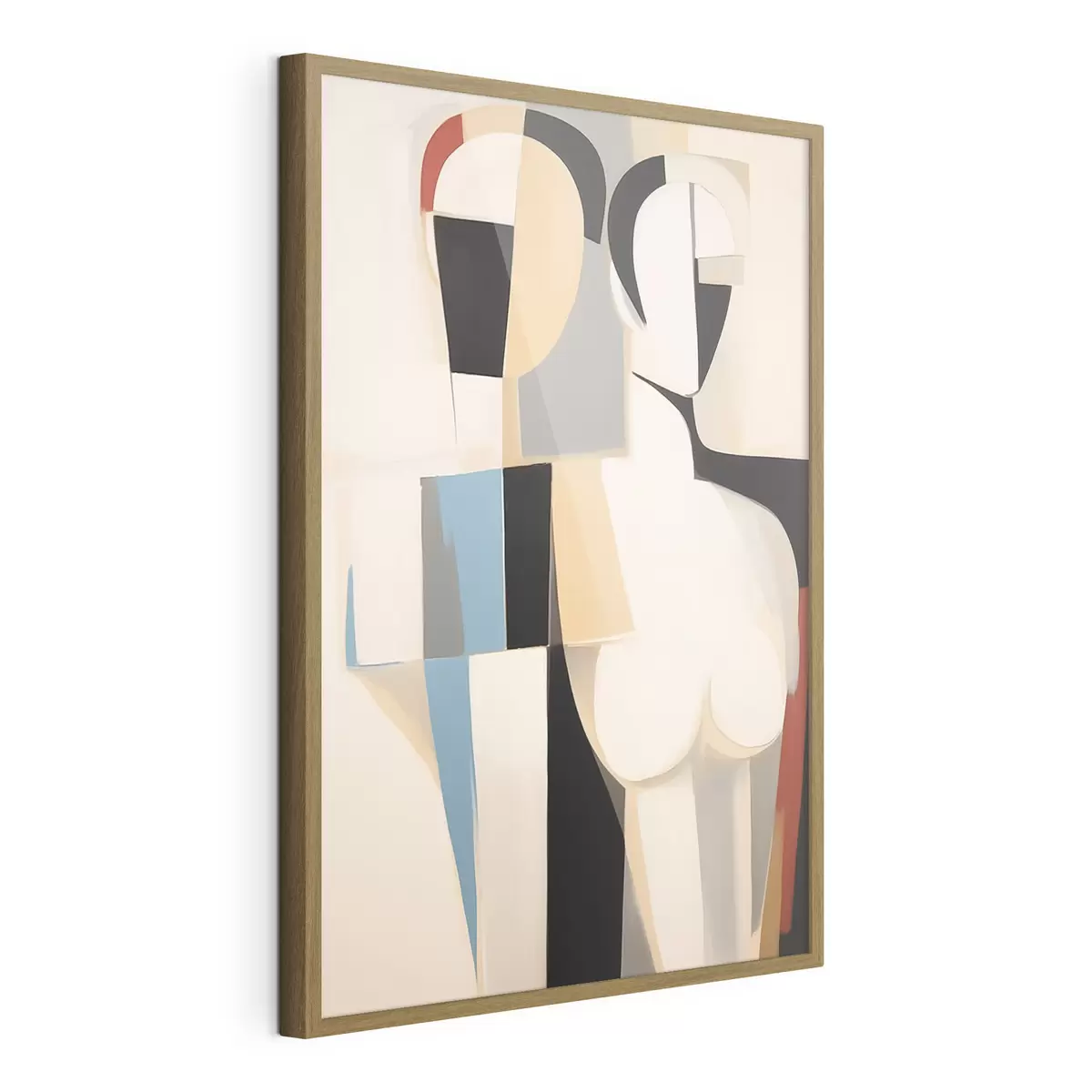 Plakat Abstrakcyjny portret pary f45123