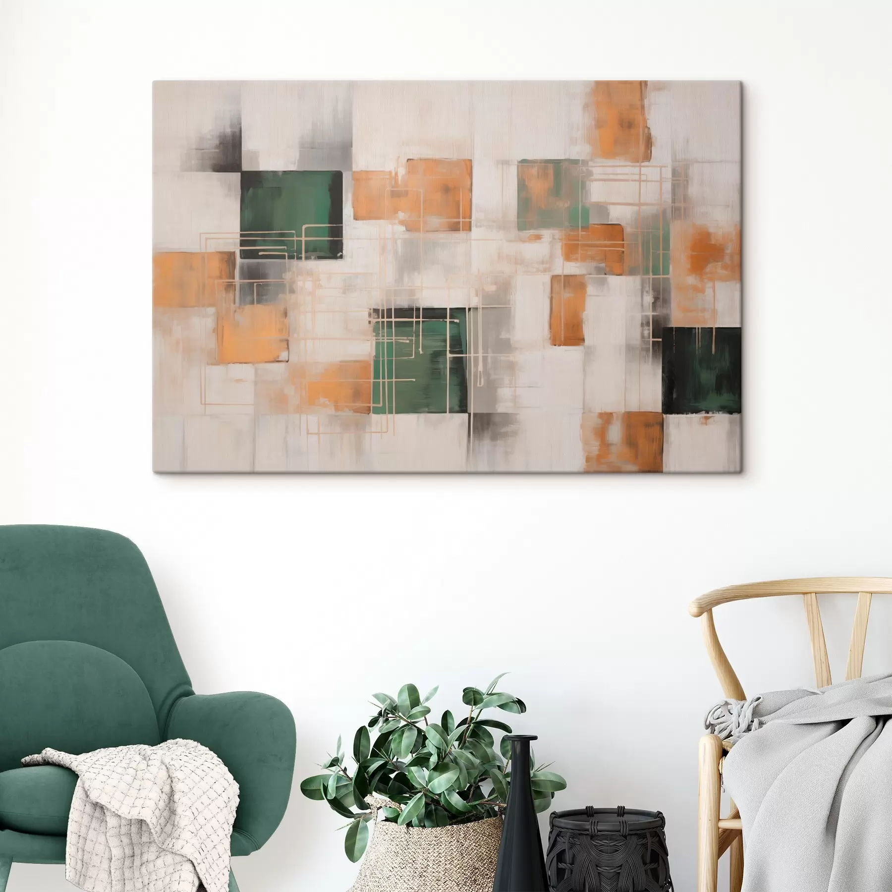 Obraz Abstrakcja geometryczna s45121