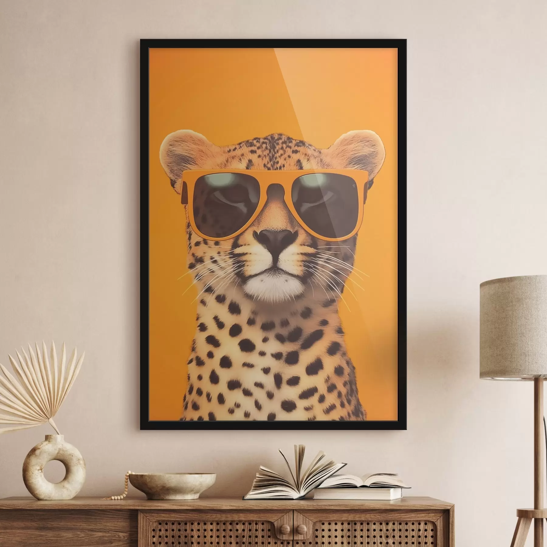 Fototapeta Gepard w okularach przeciwsłonecznych f45144