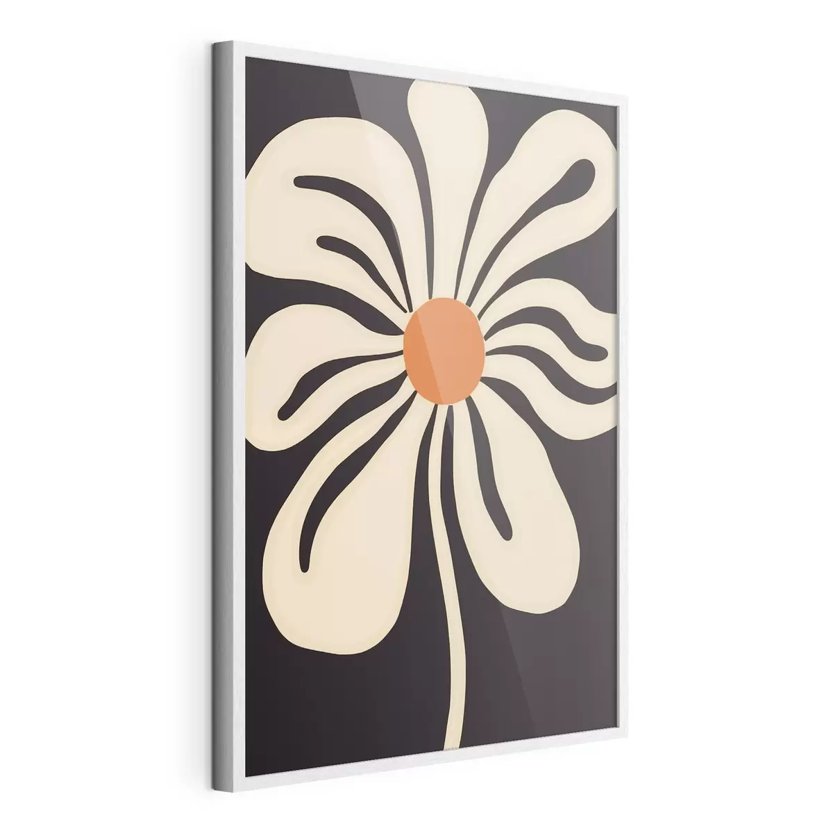 Plakat Stylizowany kwiat f45150