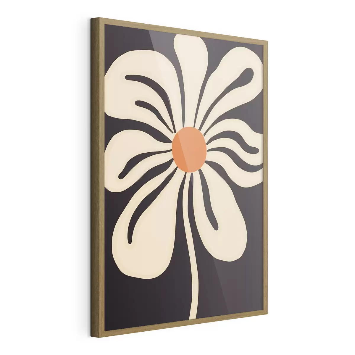 Plakat Stylizowany kwiat f45150